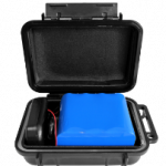Caja pélican o carcasa de protección para dispositivos de geolocalización