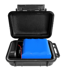 Caja pélican o carcasa de protección para dispositivos de geolocalización
