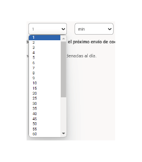 frecuencia de poleo manual