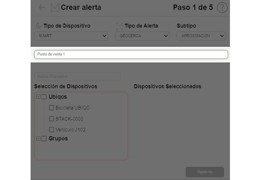 Nombre de la alerta